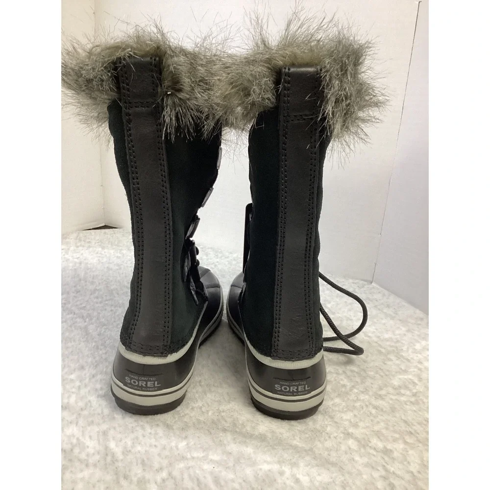 Sorel Joan of Arctic‎ Boots Black Quarry Waterproof Winter  NL5203-010 Womens 7